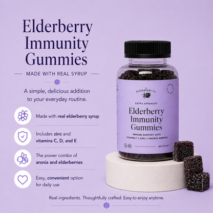 The Elderberry Co. Elderberry Immunity Gummies